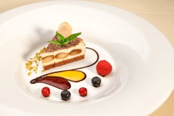Tiramisu als Dessert im Hotel Lärchenhof