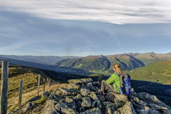 Ausblick vom Aineck über die Region