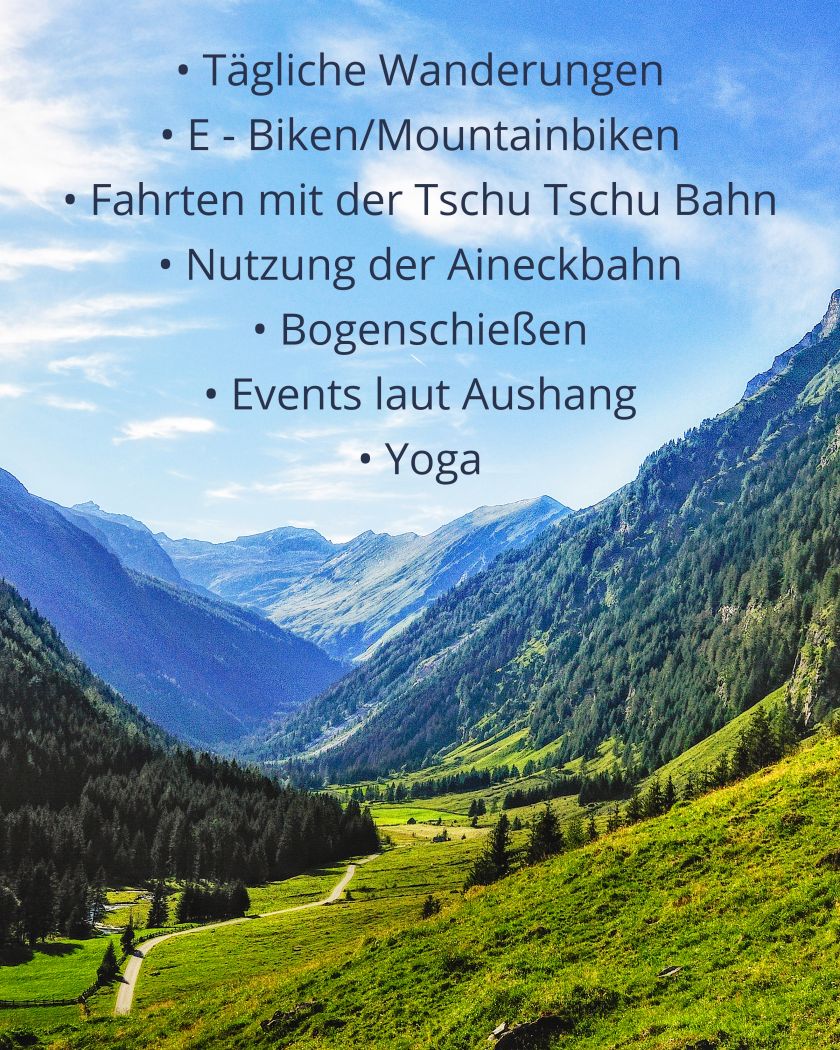 Events im Lärchenhof Katschberg